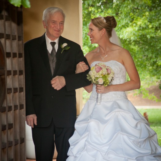 Bride and Her Father At DSBG