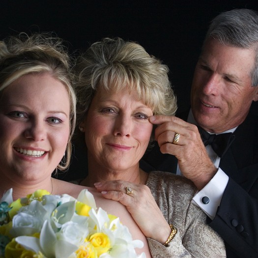 Bride and her Parents - Charlotte