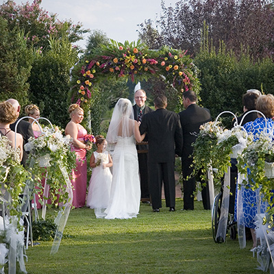 Garden Wedding Ceremony