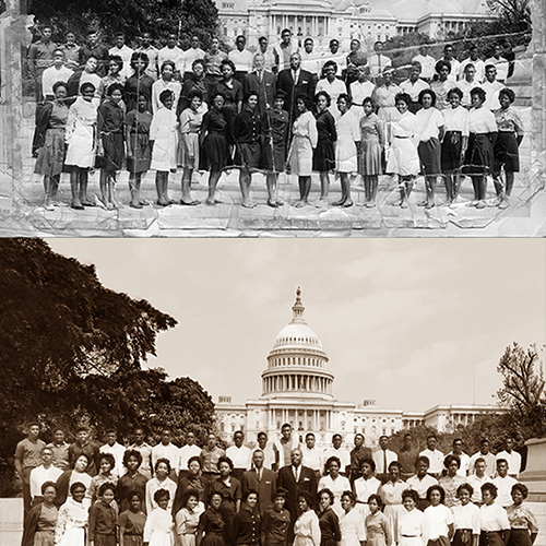 Restoration of Large Water-Damaged Image