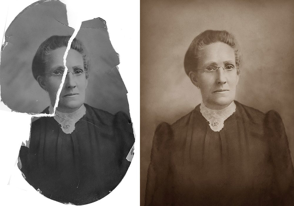 Restoration of Damaged Image