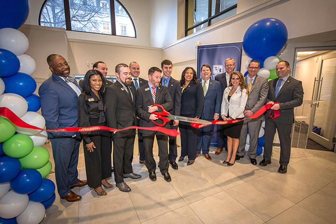 Ribbon Cutting - Grand opening at the bank