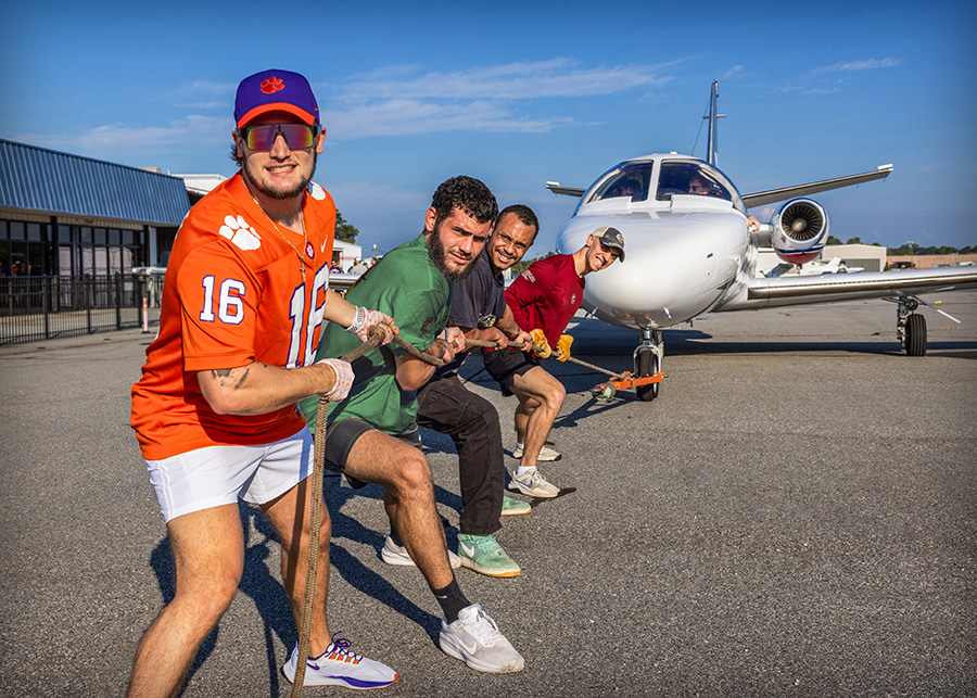 Plane Pulling Charity Event